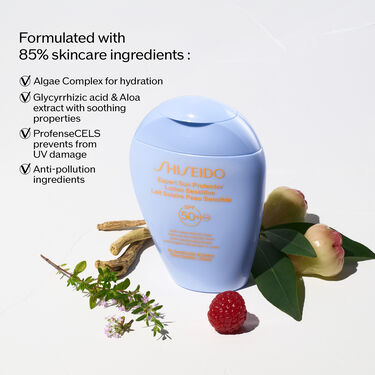 SHISEIDO EXPERT SUN PROTECTOR LOTION SENSITIVE SPF50+, 