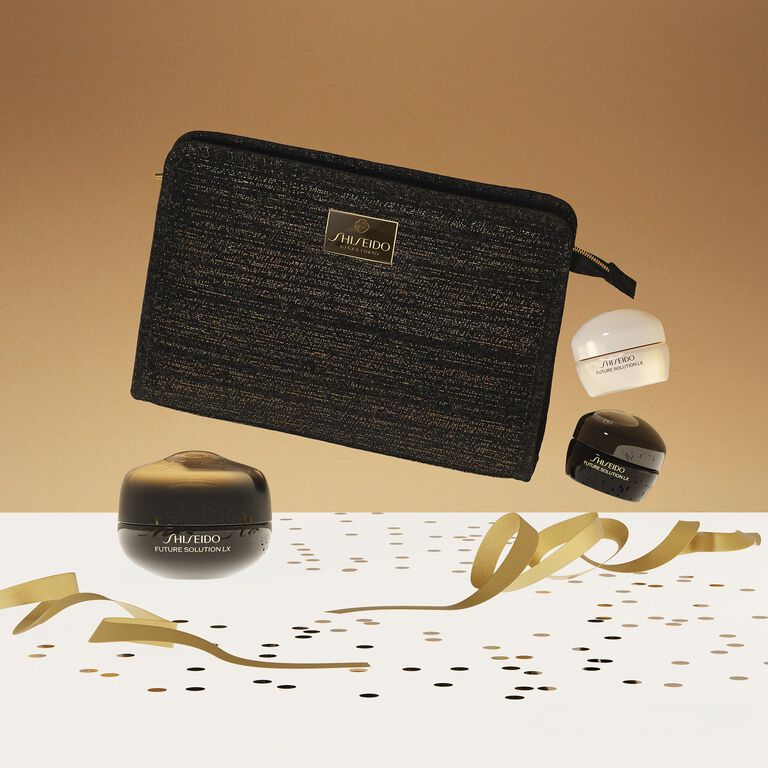 Future Solution LX Eye Cream Holiday Pouch Kit, 