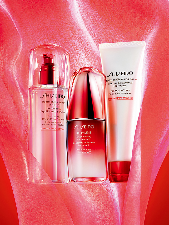 Clarifying cleansing foam, power infusing concentrate and treatment softener products