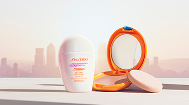 Shiseido’s Urban Environment Age Defense Sunscreen and Tanning Compact Foundation with SPF